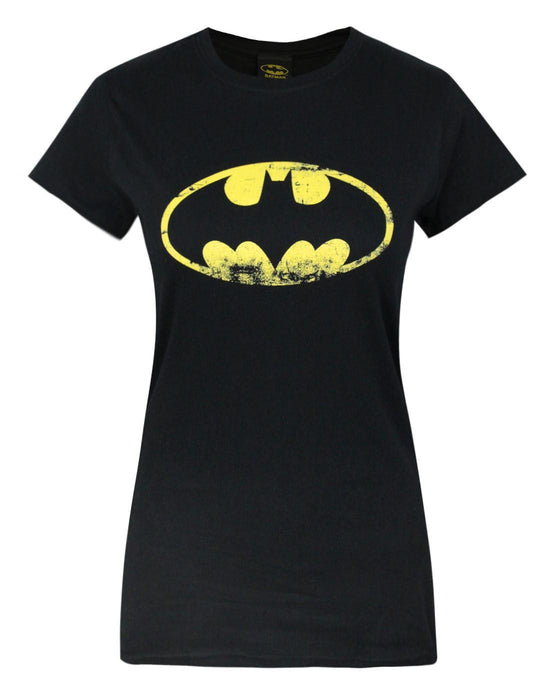 Batman Distressed Emblem Women's T-Shirt