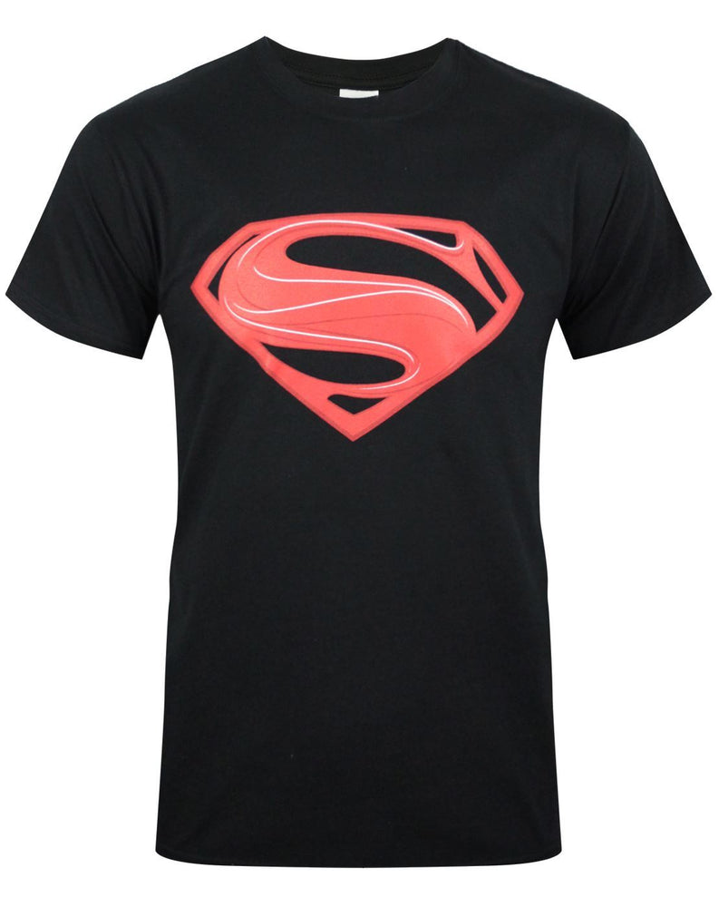 Superman Man of Steel Red Logo Men's T-Shirt