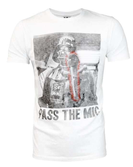 Junk Food Star Wars Darth Vader Pass The Mic Men's T-Shirt