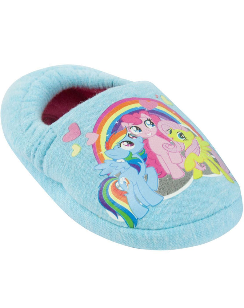 My Little Pony Characters Blue Girl's Slippers