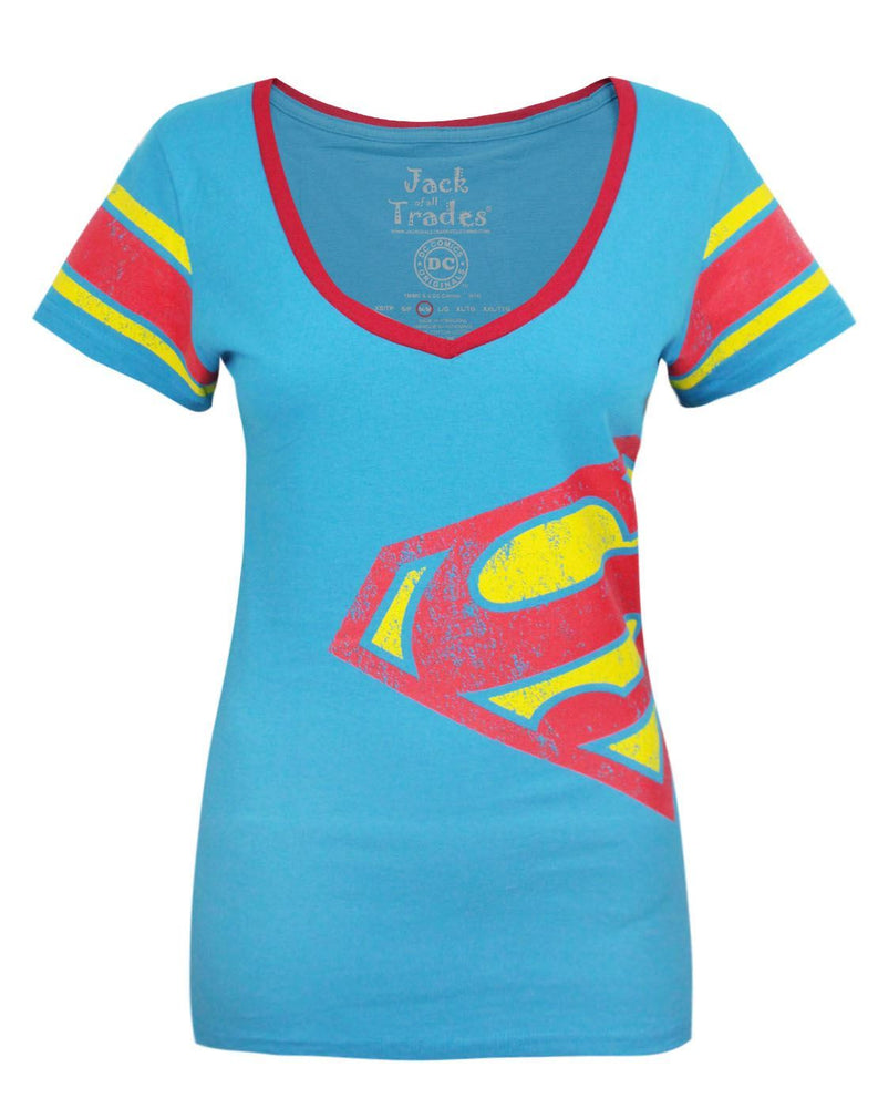 Jack Of All Trades Superman Logo Women's Jersey