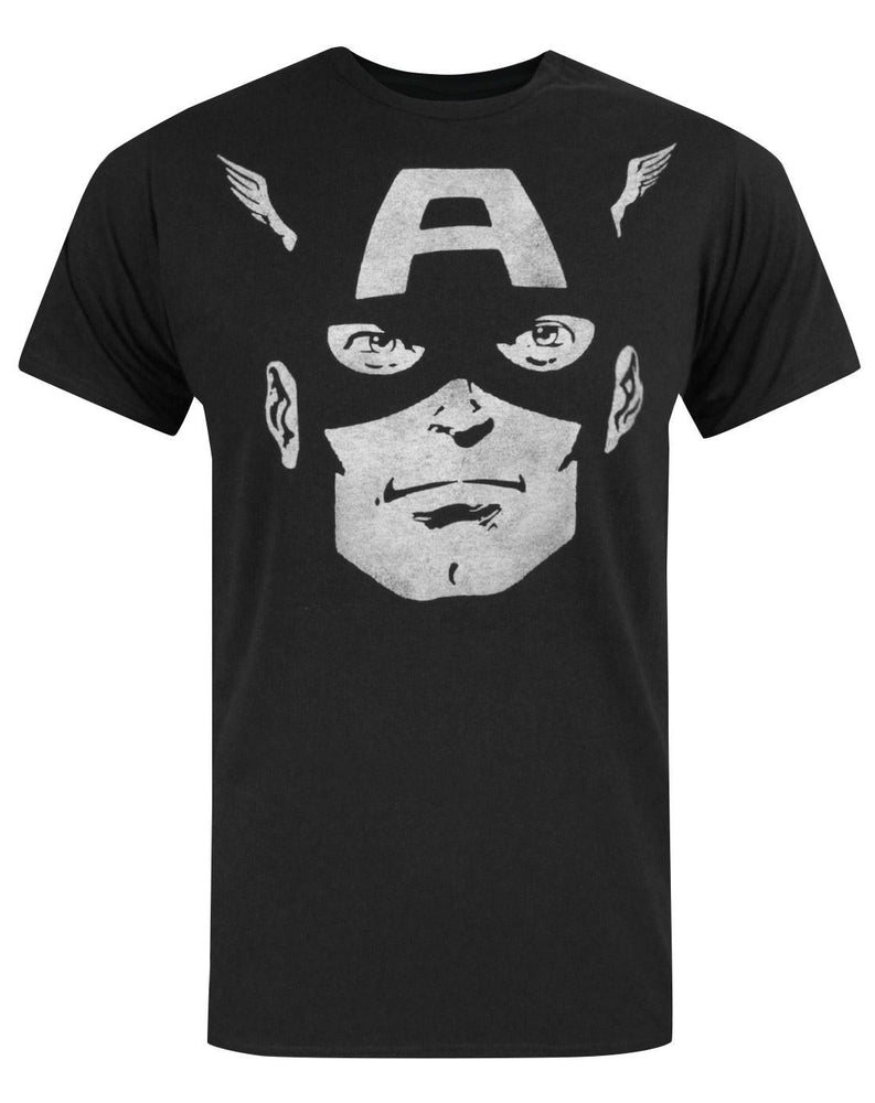 Jack Of All Trades Captain America Dark Portrait Men's T-Shirt