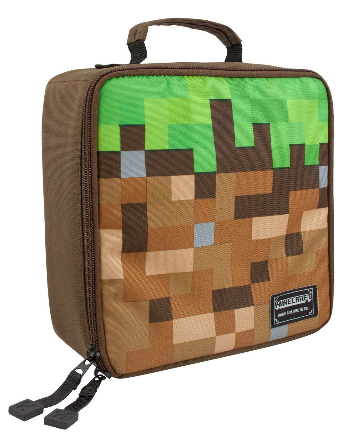 Minecraft Grass Block Lunch Box — Vanilla Underground