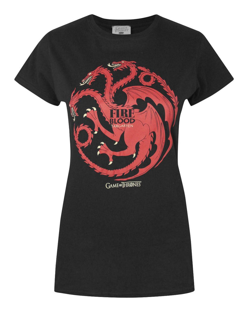 Game Of Thrones Targaryen Fire And Blood Women's T-Shirt