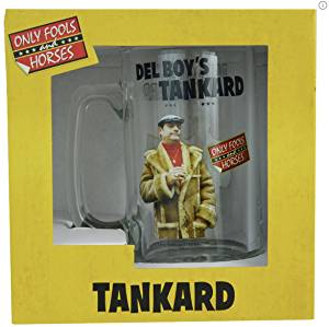 Only Fools And Horses Del Boy Trotter Glass Beer Tankard