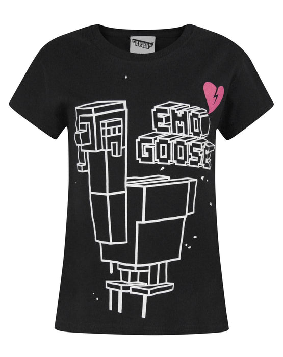 Crossy Road Emo Goose Girl's T-Shirt