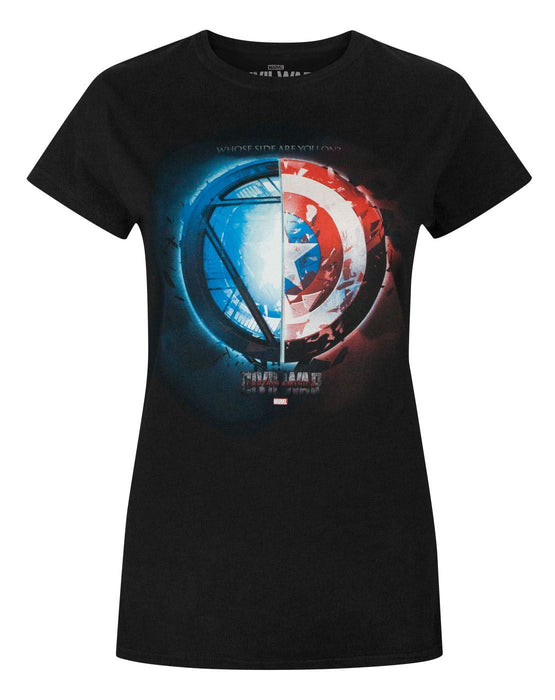 Captain America Civil War Whose Side Women's T-Shirt