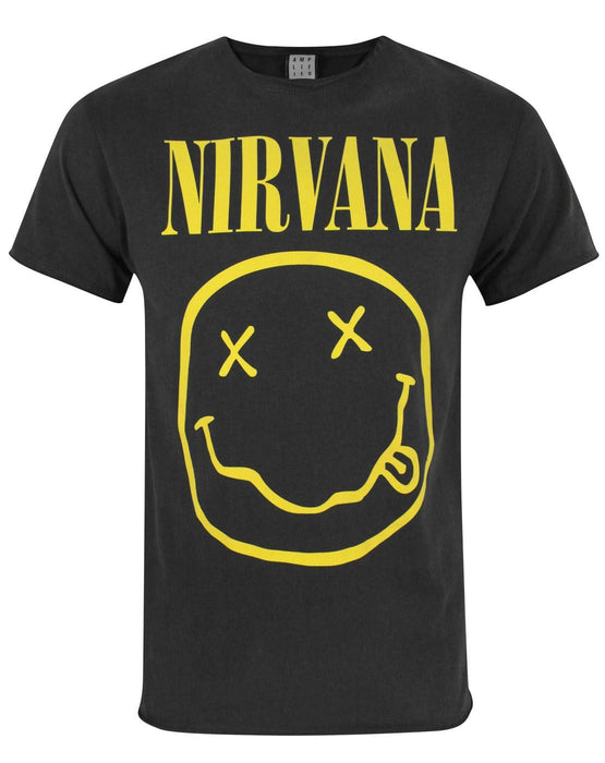 Amplified Nirvana Smiley Men's T-Shirt