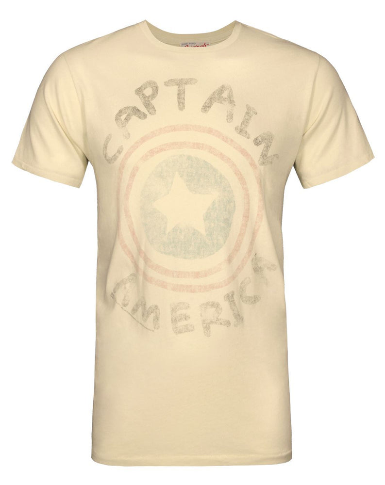 Junk Food Originals Captain America Logo Men's T-Shirt