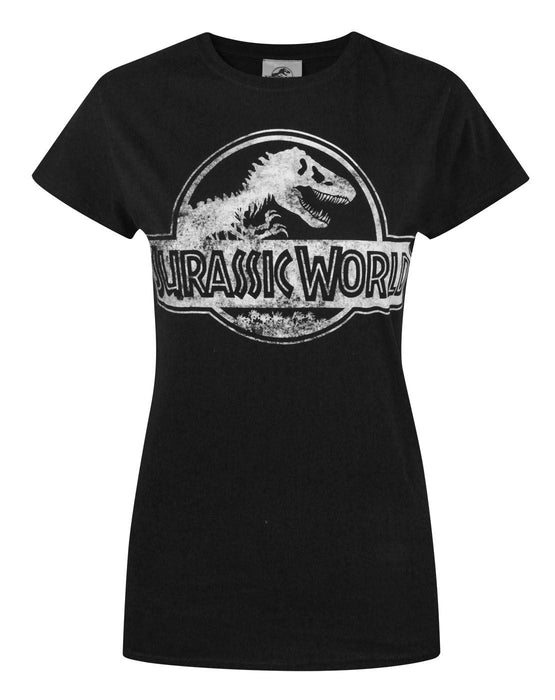 Jurassic World Distressed Logo Women's T-Shirt