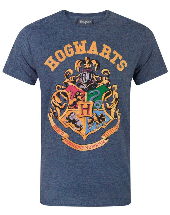 Harry Potter Hogwarts Crest Men's Heather T-Shirt