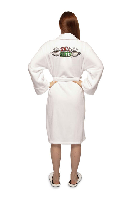 Friends central perk Coffee Shop Iconic Hang-out gang  New York Comedy Fan bathrobe dressing gown women's warm cosy comfort comfy winter polyester 