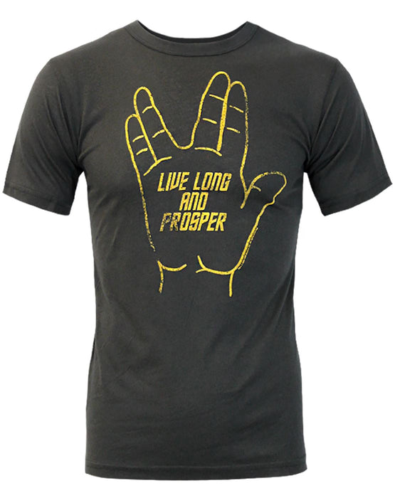 Junk Food Star Trek Live Long and Prosper Men's T-Shirt