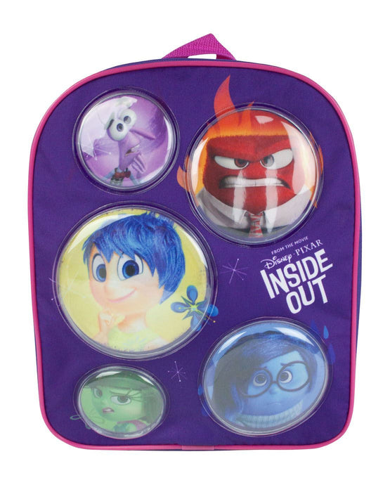 Inside Out Emotions Backpack Purple Rucksack