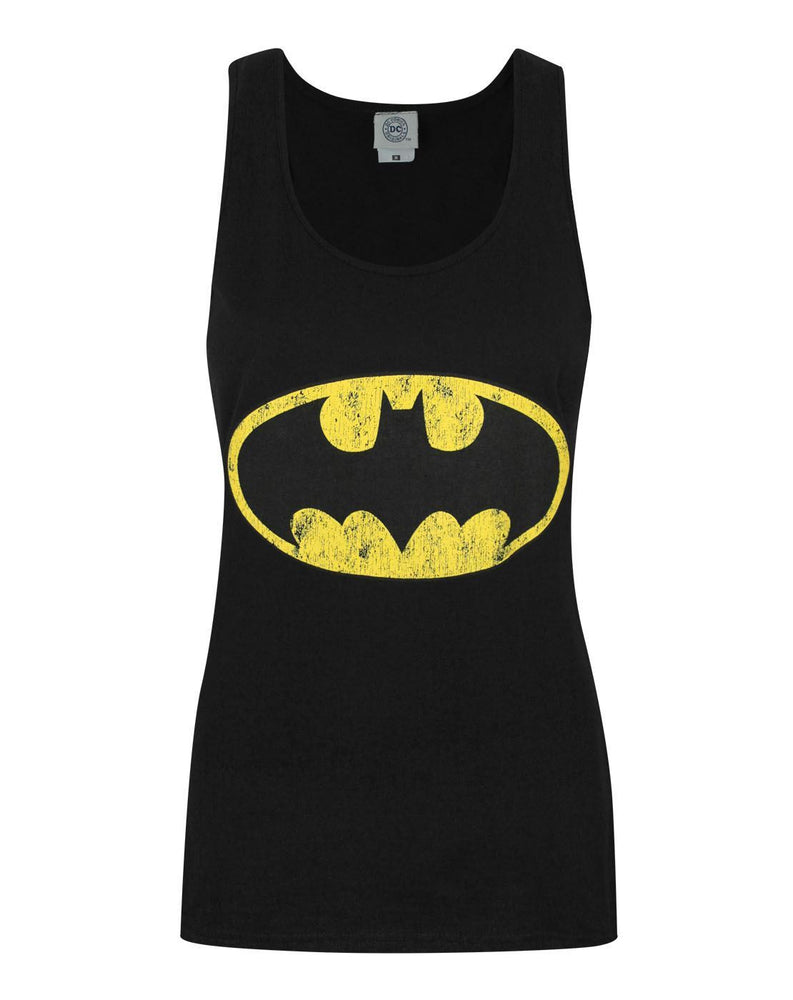 Batman Distressed Logo Women's Vest