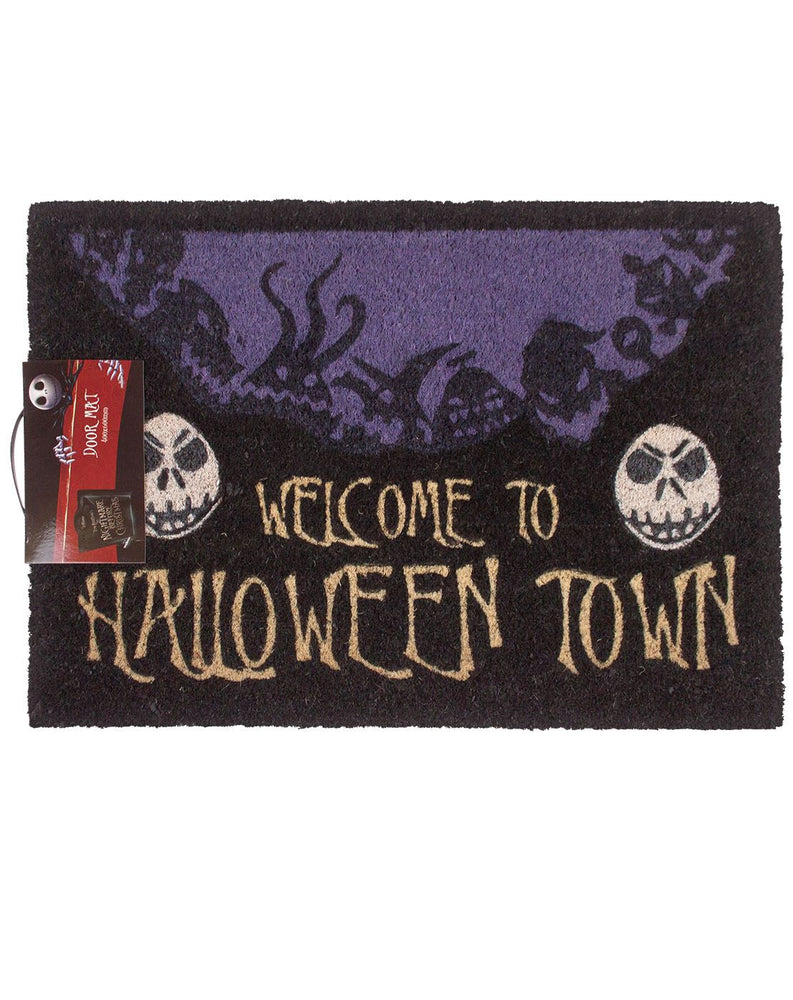 Nightmare Before Christmas Halloween Town Door Mat