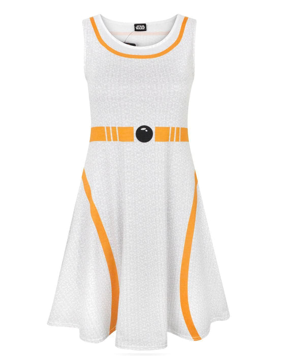 Star Wars BB-8 Women's Costume Dress Ladies Fancy Dress Party Cosplay Vanilla Underground Star Wars BB-8 Women's Costume Dress Ladies Fancy Dress Party Cosplay Vanilla Underground