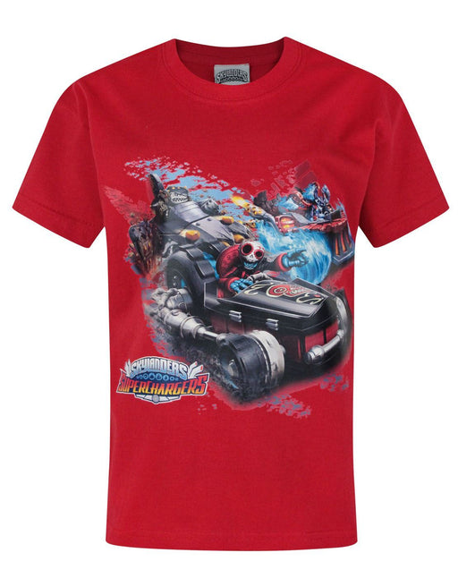 Skylanders Superchargers Drive Characters Red Boy's T-Shirt