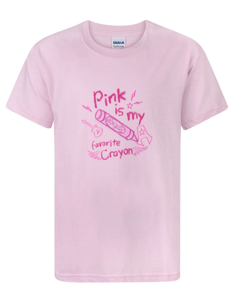 Aerosmith Favourite Crayon Girl's T-Shirt