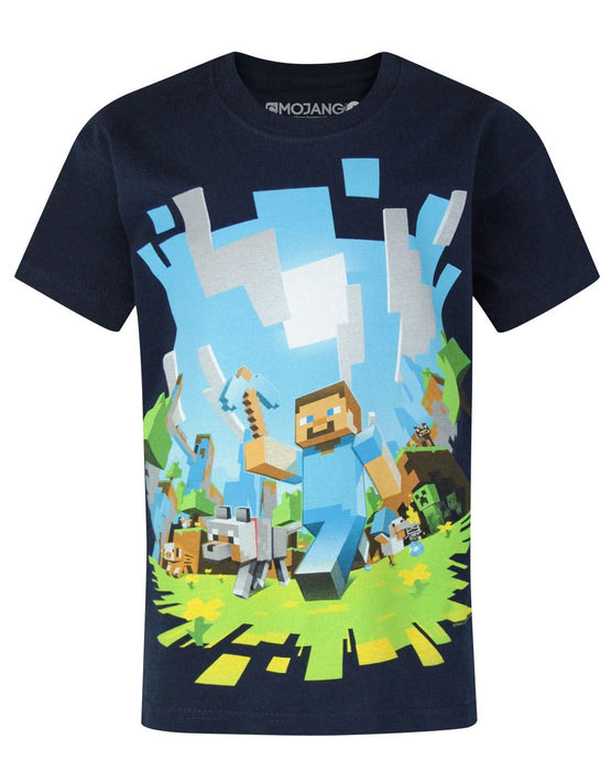 Minecraft Adventure Boy's T-Shirt — Vanilla Underground