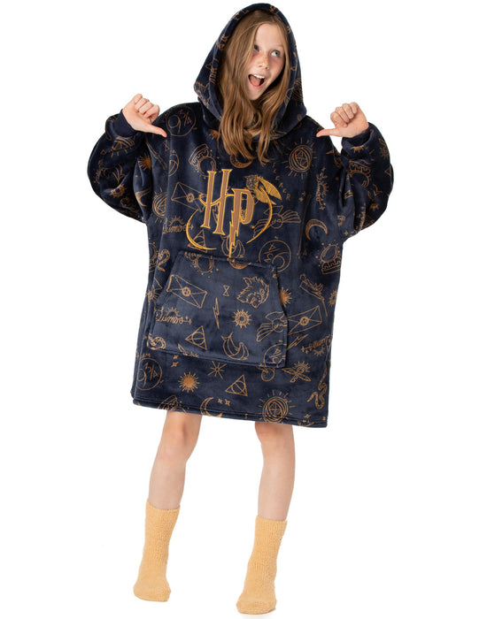 Kids Harry Potter 'VUddie' Oversized Blanket Hoodie