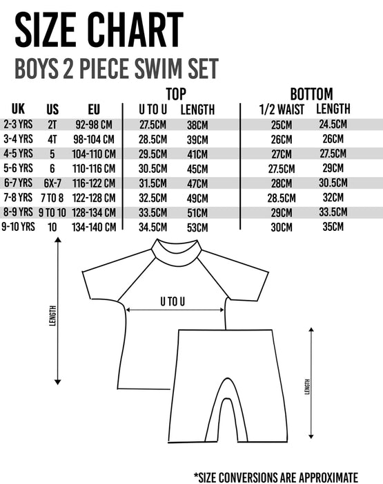 Marvel Superhero Two Piece Boys Swim Set