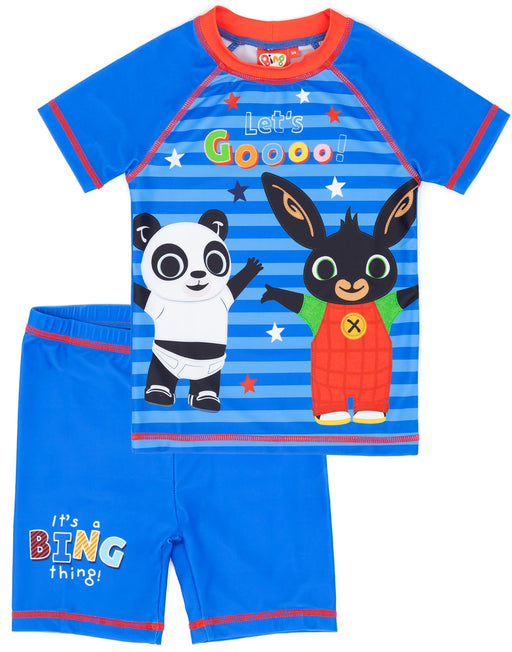 Bing Bunny and Pando Two Piece Boys Swim Set
