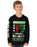 Minecraft Creeper Sequin Kids Christmas Jumper