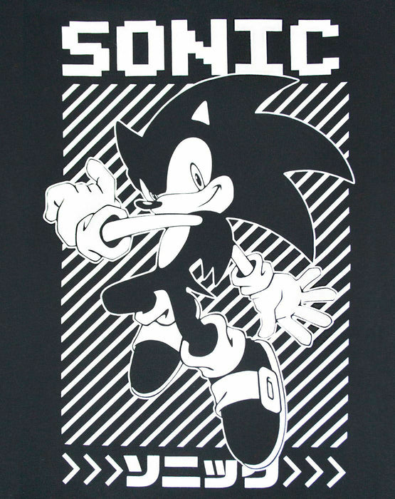 Sonic The Hedgehog Japanese Poster Men's T-Shirt