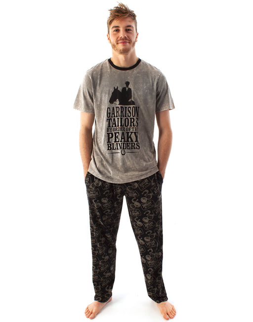 Peaky Blinders Pyjamas Mens - Tommy Shelby Family T-Shirt & Lounge Pants PJ Set