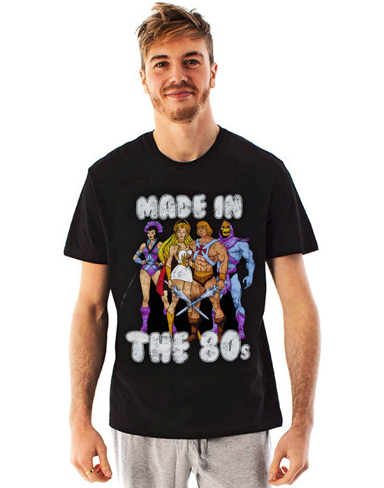 Masters Of The Universe Men's T-Shirt 'Made In The 80's' Superhero