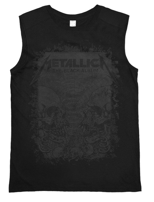 Amplified Metallica The Black Album Men's Sleeveless T-shirt