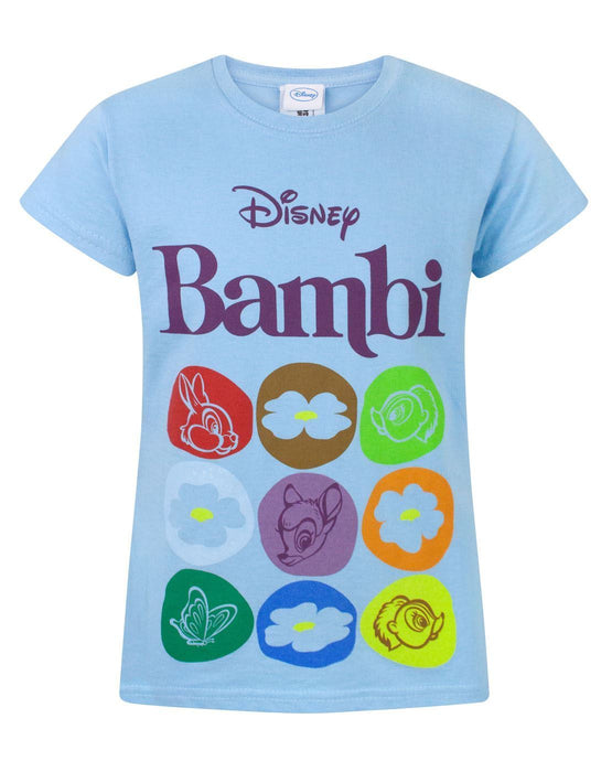 Disney Bambi Motif Girl's T-Shirt