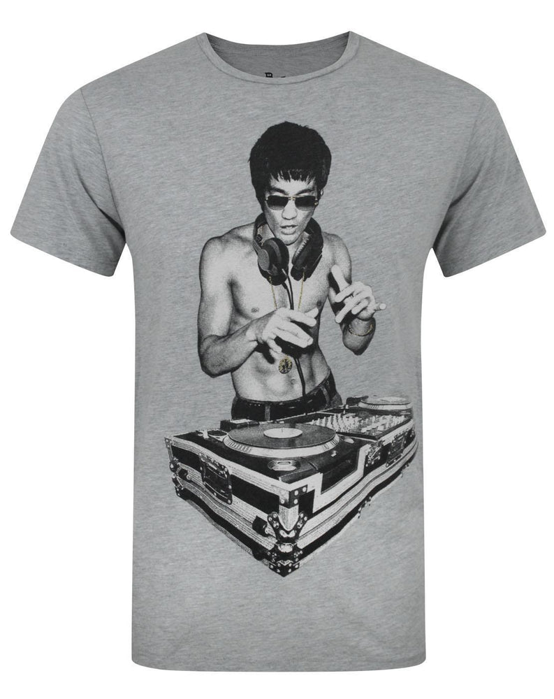 T-Shirt Homme Bruce Lee Rave DJ Tiësto Kung-Fu – Style Streetwear Blanc Cool Et Respirant
