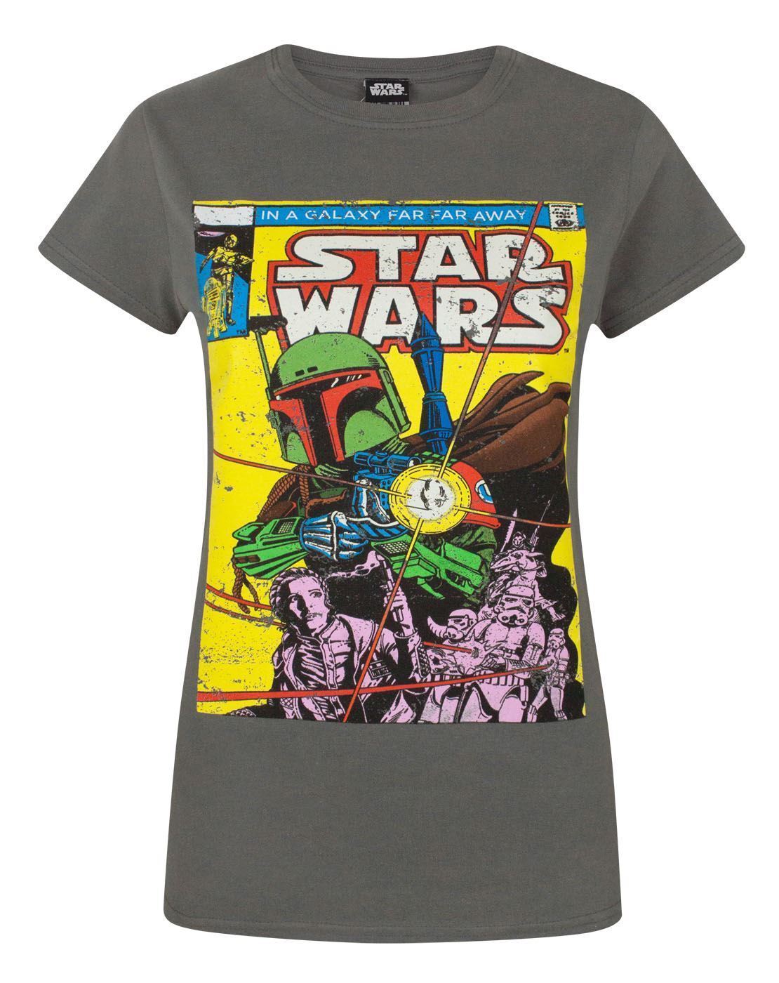 med uret sådan Modtager maskine Star Wars Boba Fett Comic Women's T-Shirt — Vanilla Underground