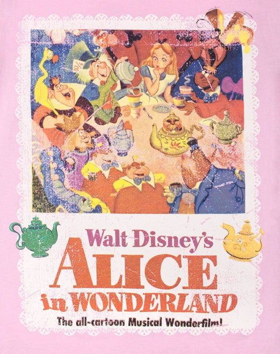 Disney Alice In Wonderland Poster Girl's T-Shirt