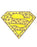 Superman Leopard Logo Men's White T-Shirt Superhero Tee