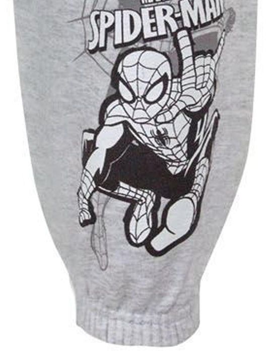Marvel Spider-Man Joggers Boys Kids Grey Superhero Loungepants