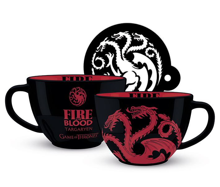 Game of Thrones Targaryen Stark 22oz Coffee Mug (One Size)