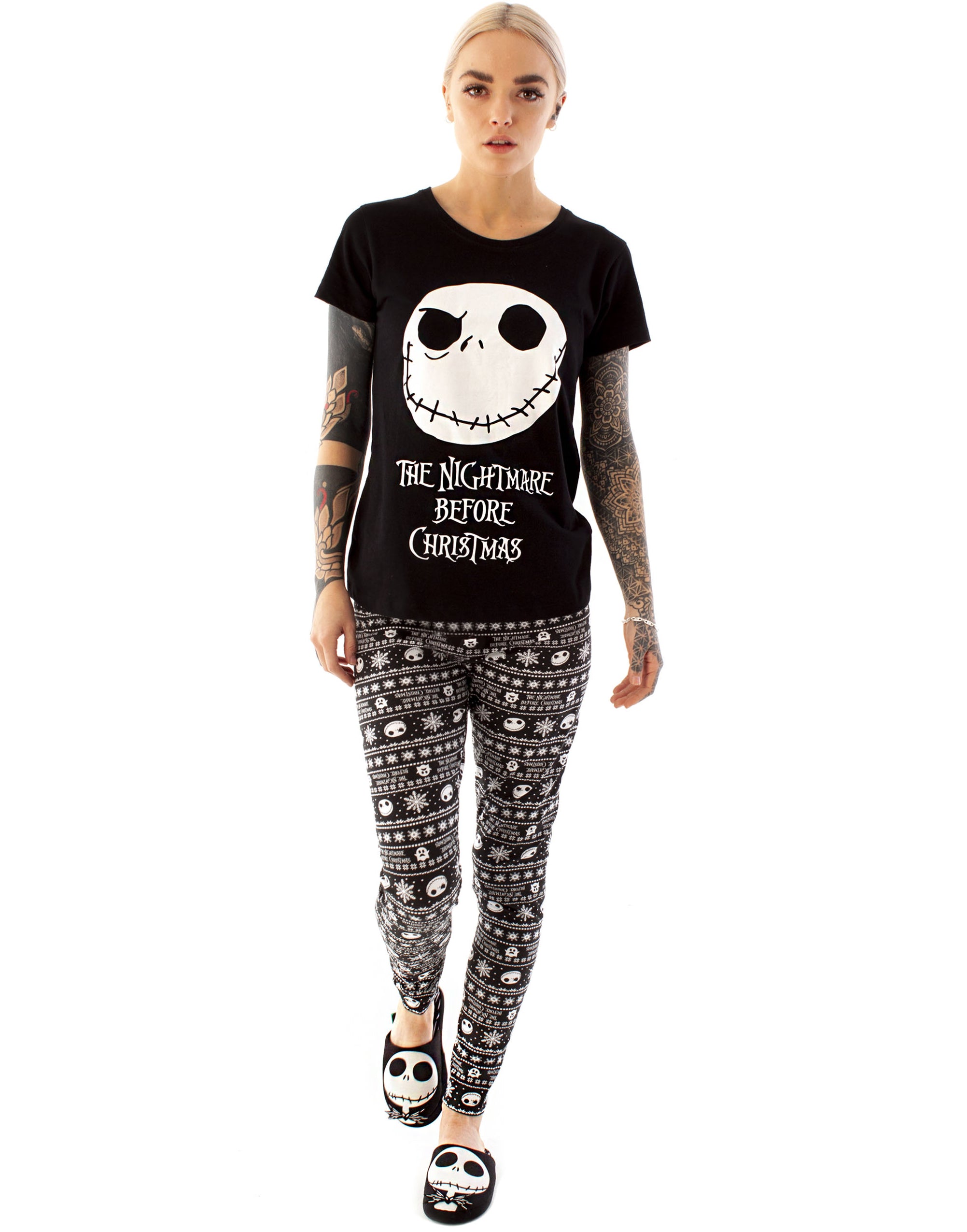 Nightmare Before Christmas Disney Jack Skellington Women's Pyjama Set