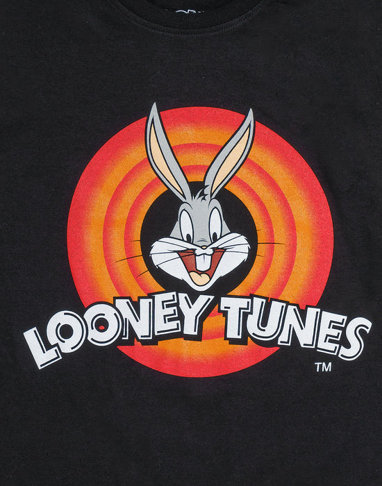 for Vanilla Bunny Bugs Women\'s Underground Black — - Top Looney T-Shirt Tunes